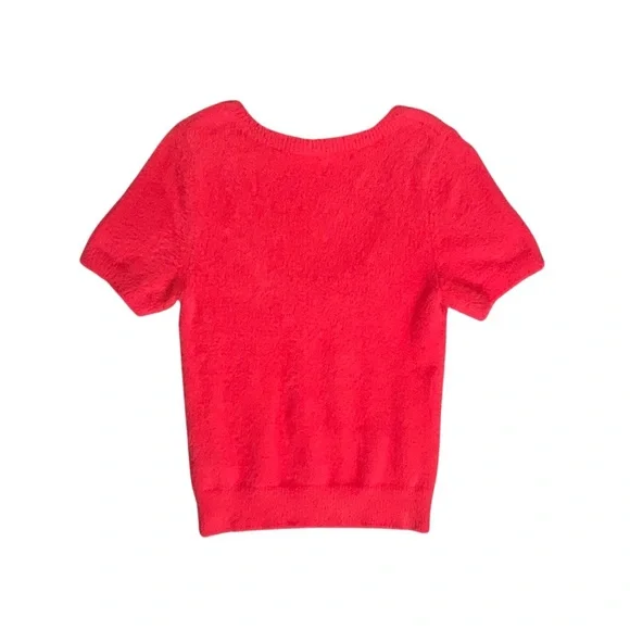 Maeve by Anthropologie red fuzzy sweater - Picture 4 of 4
